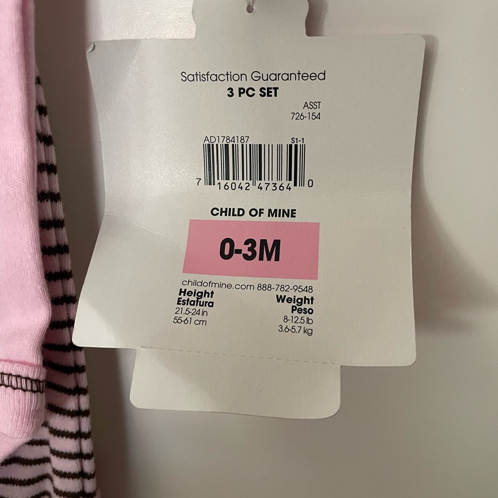 🦄 NWT Baby 3 Piece Outfit - Picture 4 of 5
